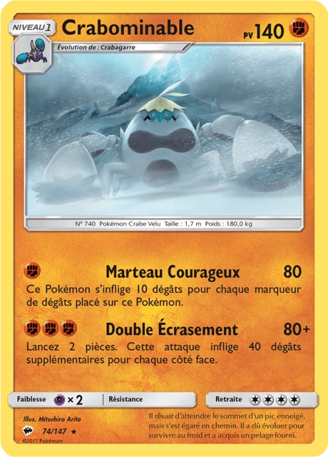 Crabominable – Reverse Holo