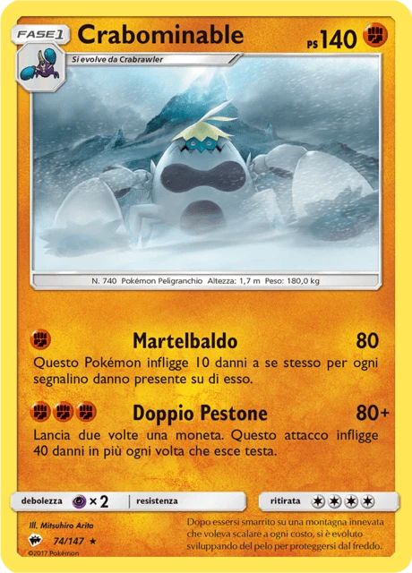 Crabominable – Reverse Holo