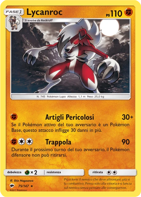 Lycanroc – Reverse Holo