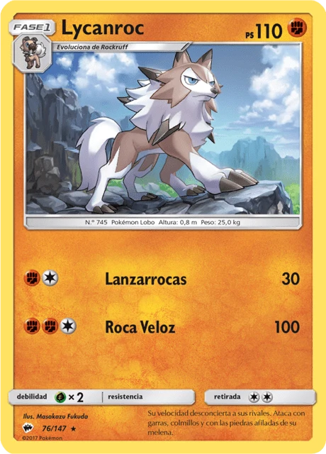 Lycanroc – Reverse Holo