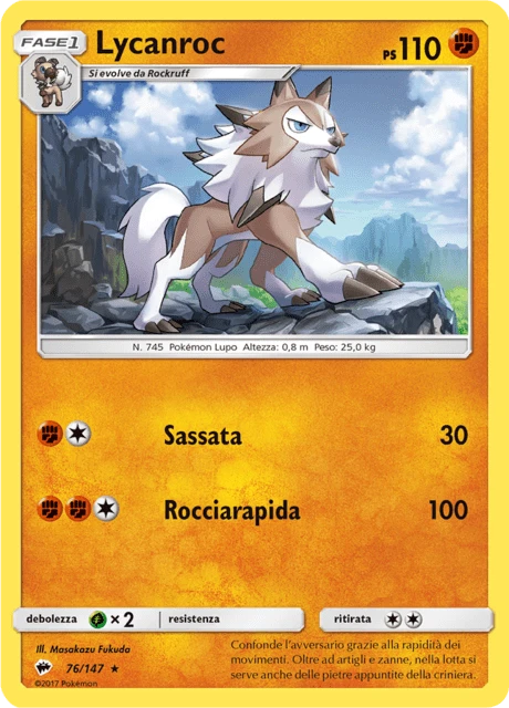 Lycanroc – Reverse Holo