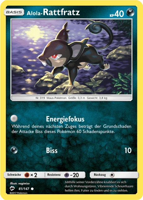 Alola-Rattfratz – Reverse Holo