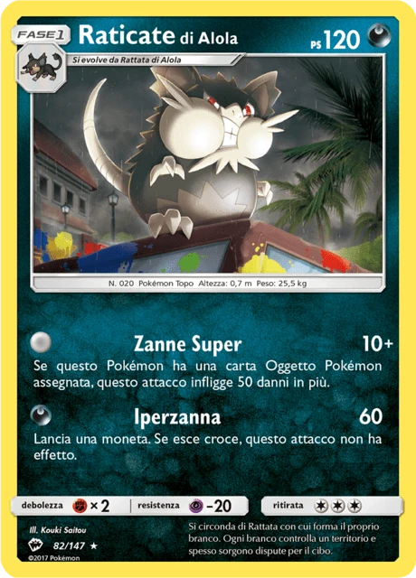 Raticate di Alola – Normal