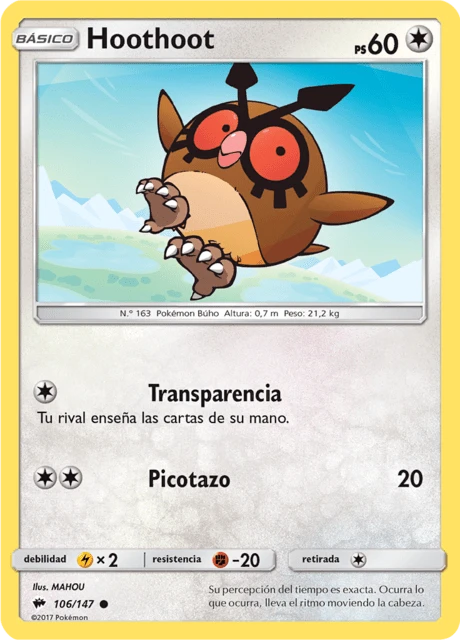 Hoothoot – Reverse Holo