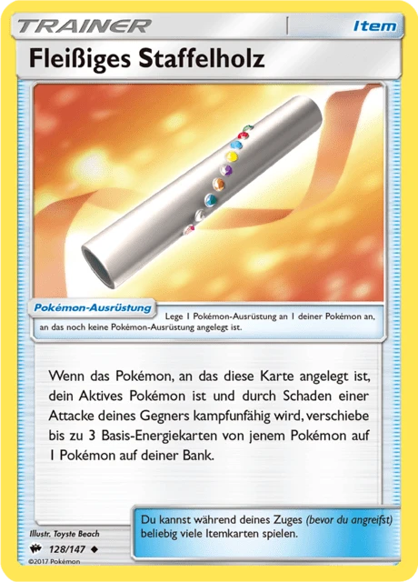 Fleißiges Staffelholz – Reverse Holo