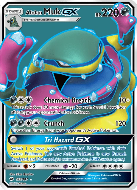 Alolan Muk GX – Holo