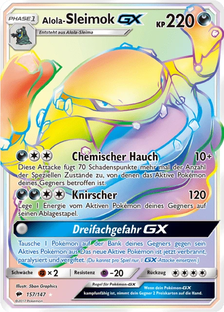 Alola-Sleimok-GX – Holo