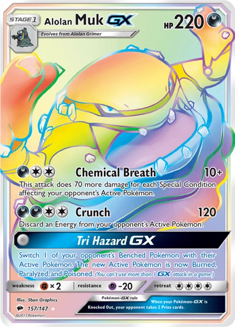 Alolan Muk GX – Holo