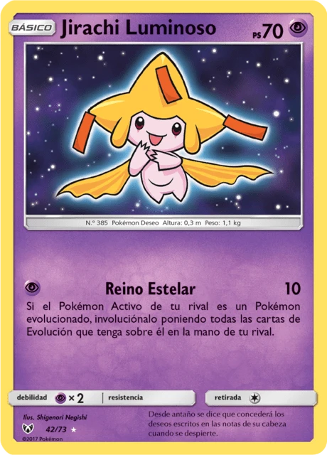 Jirachi Luminoso – Holo