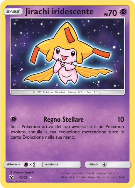 Jirachi iridescente – Holo