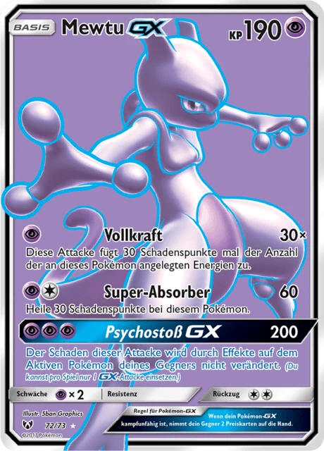 Mewtu-GX – Holo