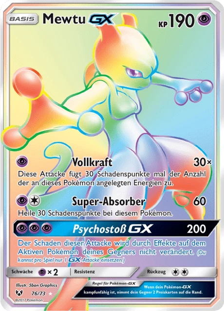 Mewtu-GX – Holo