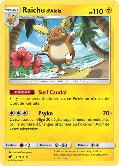 Raichu d'Alola