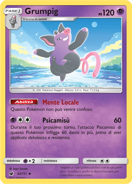 Grumpig – Reverse Holo