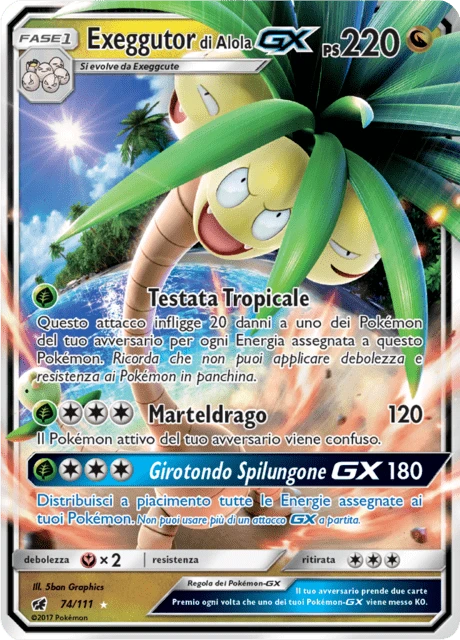 Exeggutor di Alola-GX – Holo