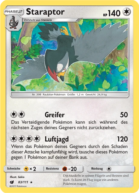 Staraptor – Reverse Holo