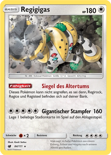 Regigigas – Reverse Holo