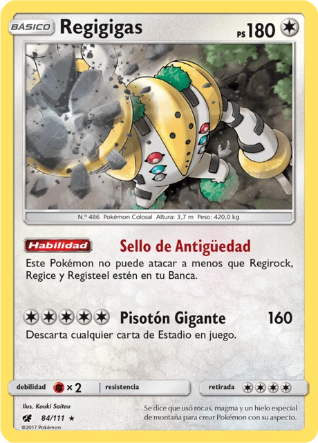 Regigigas – Reverse Holo