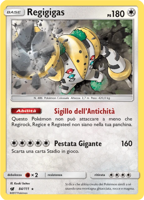 Regigigas – Reverse Holo
