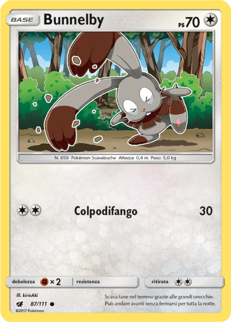 Bunnelby – Reverse Holo