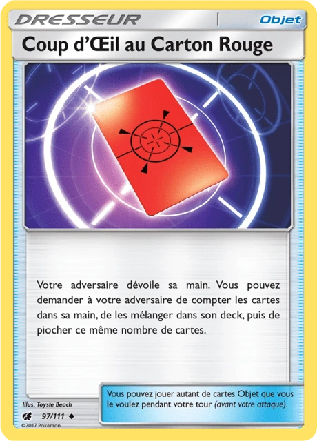 Coup d'Œil au Carton Rouge – Normal