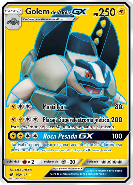 Golem de Alola-GX – Holo
