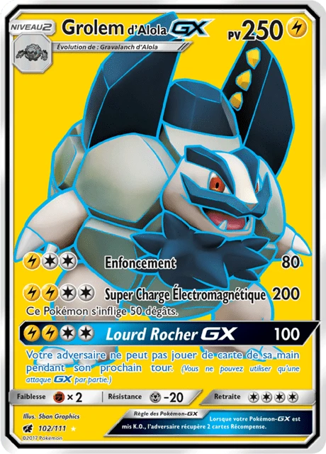 Grolem d'Alola-GX – Holo