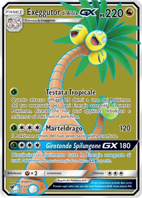 Exeggutor di Alola-GX – Holo
