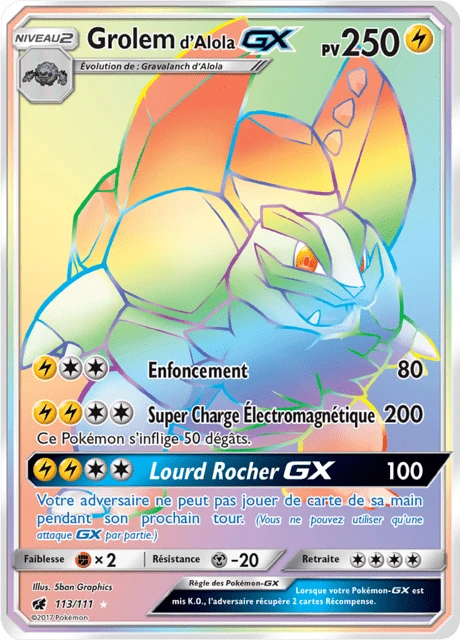 Grolem d'Alola-GX – Holo