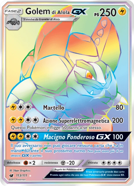 Golem di Alola-GX – Holo