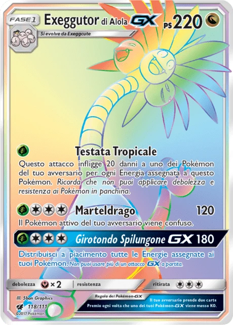 Exeggutor di Alola-GX – Holo