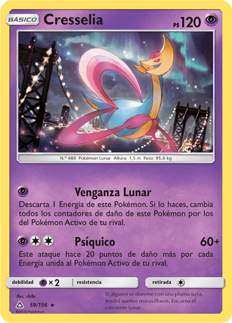 Cresselia – Reverse Holo