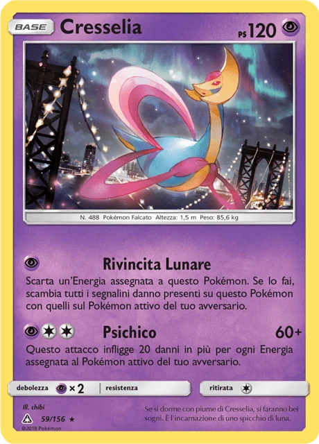 Cresselia – Reverse Holo