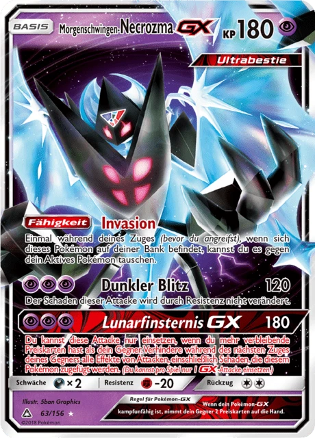 Morgenschwingen-Necrozma-GX – Holo