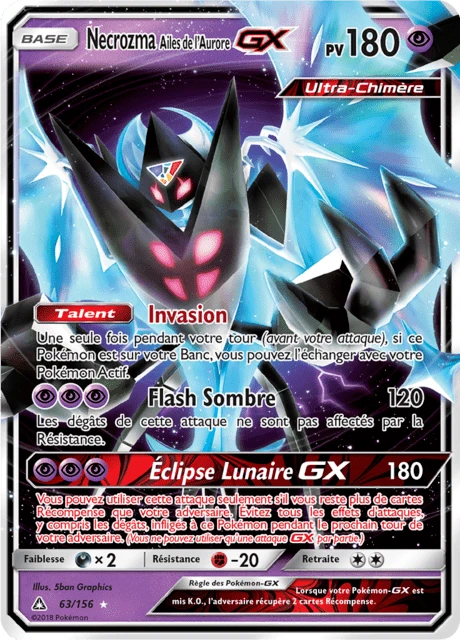 Necrozma Ailes de l'Aurore-GX – Holo