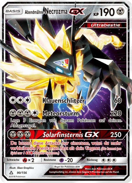 Abendmähne-Necrozma-GX – Holo