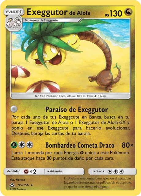 Exeggutor de Alola – Normal