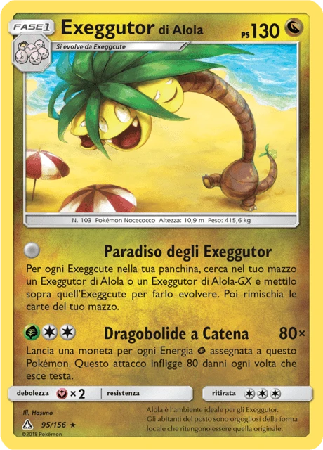 Exeggutor di Alola – Reverse Holo