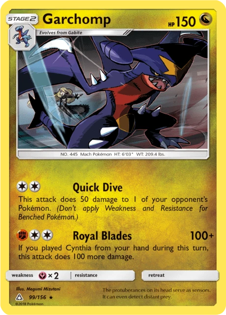 Garchomp – Reverse Holo