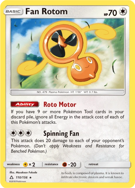 Fan Rotom – Reverse Holo