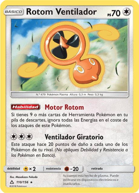 Rotom Ventilador – Reverse Holo