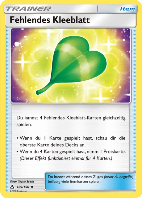 Fehlendes Kleeblatt – Normal