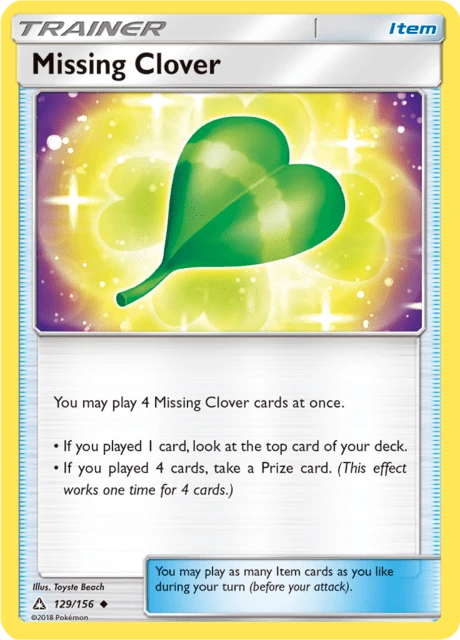 Missing Clover – Reverse Holo