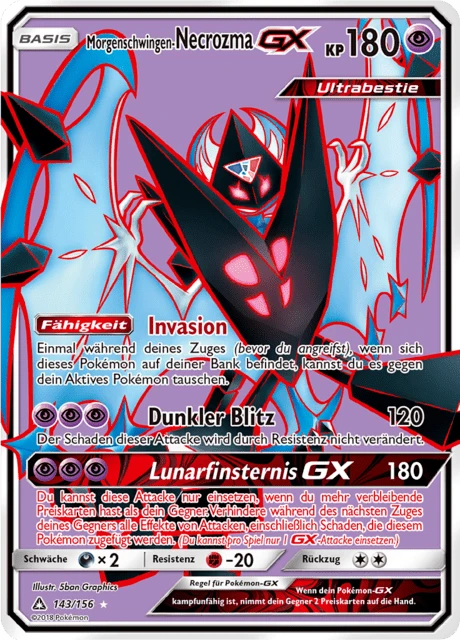 Morgenschwingen-Necrozma-GX – Holo