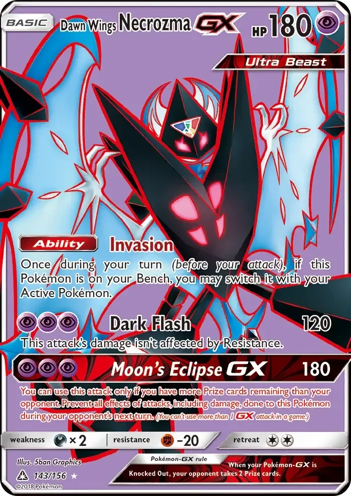 Dawn Wings Necrozma GX – Holo