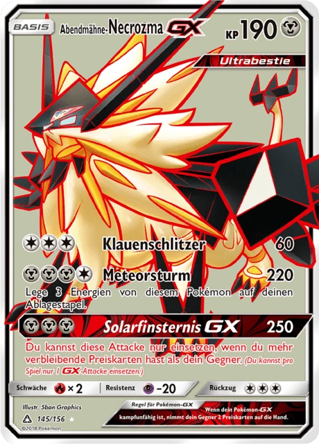 Abendmähne-Necrozma-GX – Holo