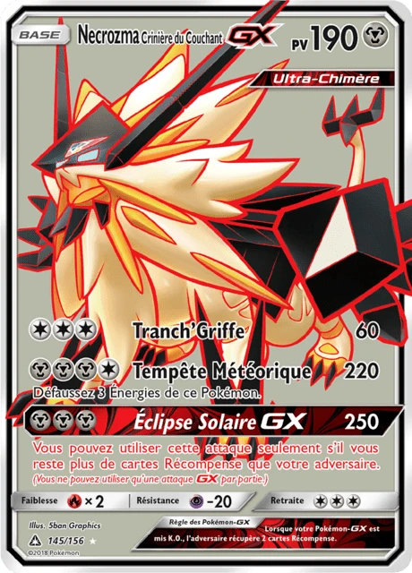 Necrozma Crinière du Couchant-GX – Holo