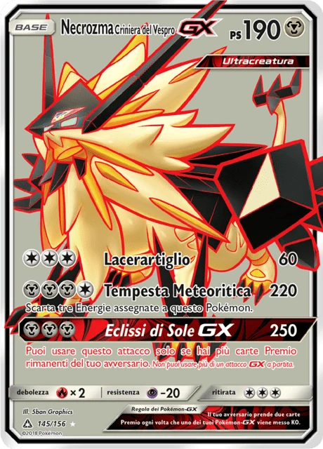 Necrozma Criniera del Vespro-GX – Holo