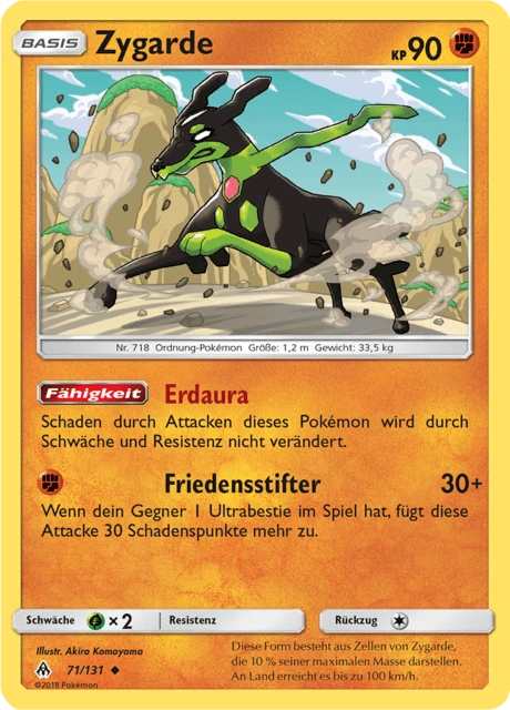 Zygarde – Reverse Holo