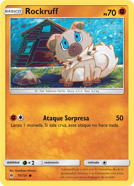Rockruff – Reverse Holo